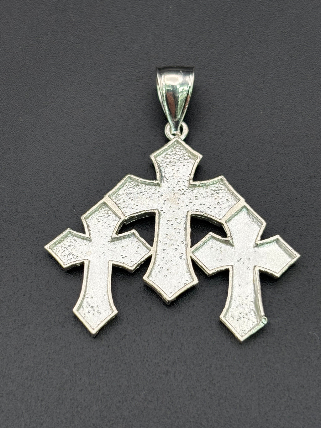 925 Silver Three Cross Pendant