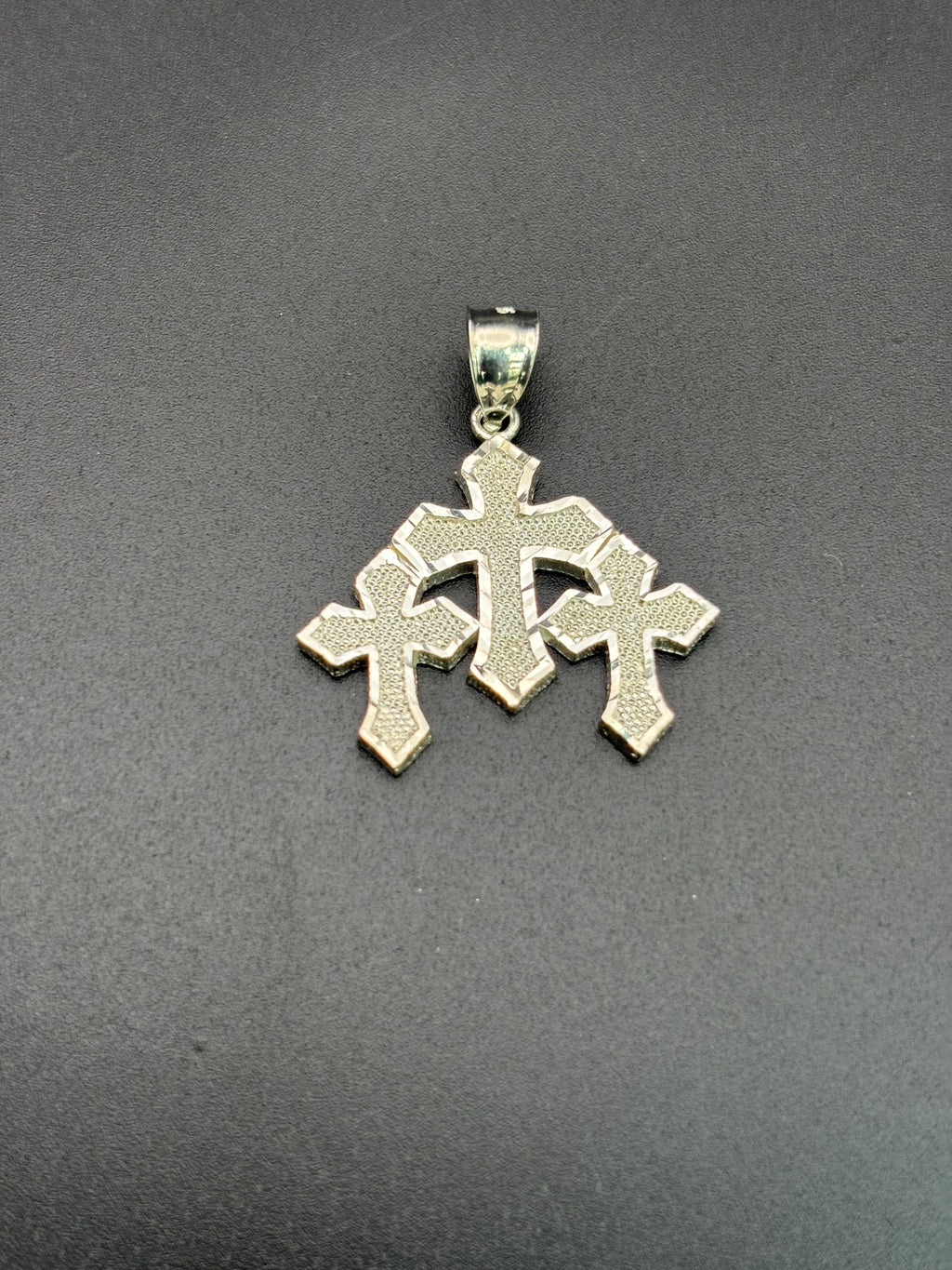 925 Silver Three Cross Pendant