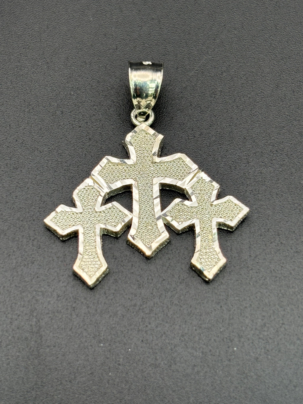 925 Silver Three Cross Pendant