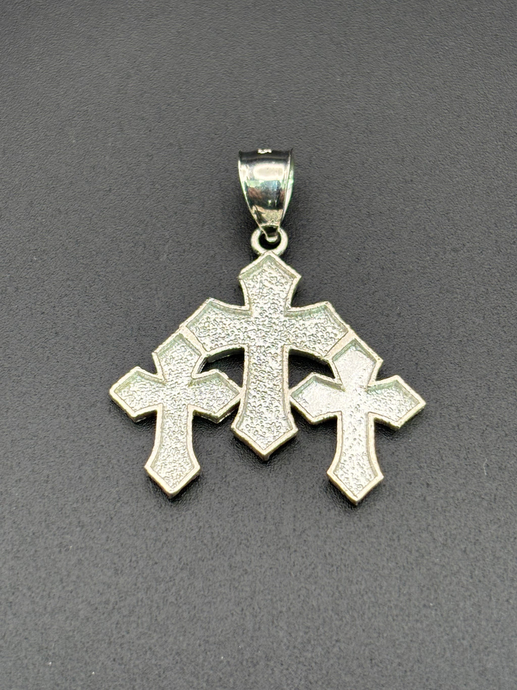 925 Silver Three Cross Pendant