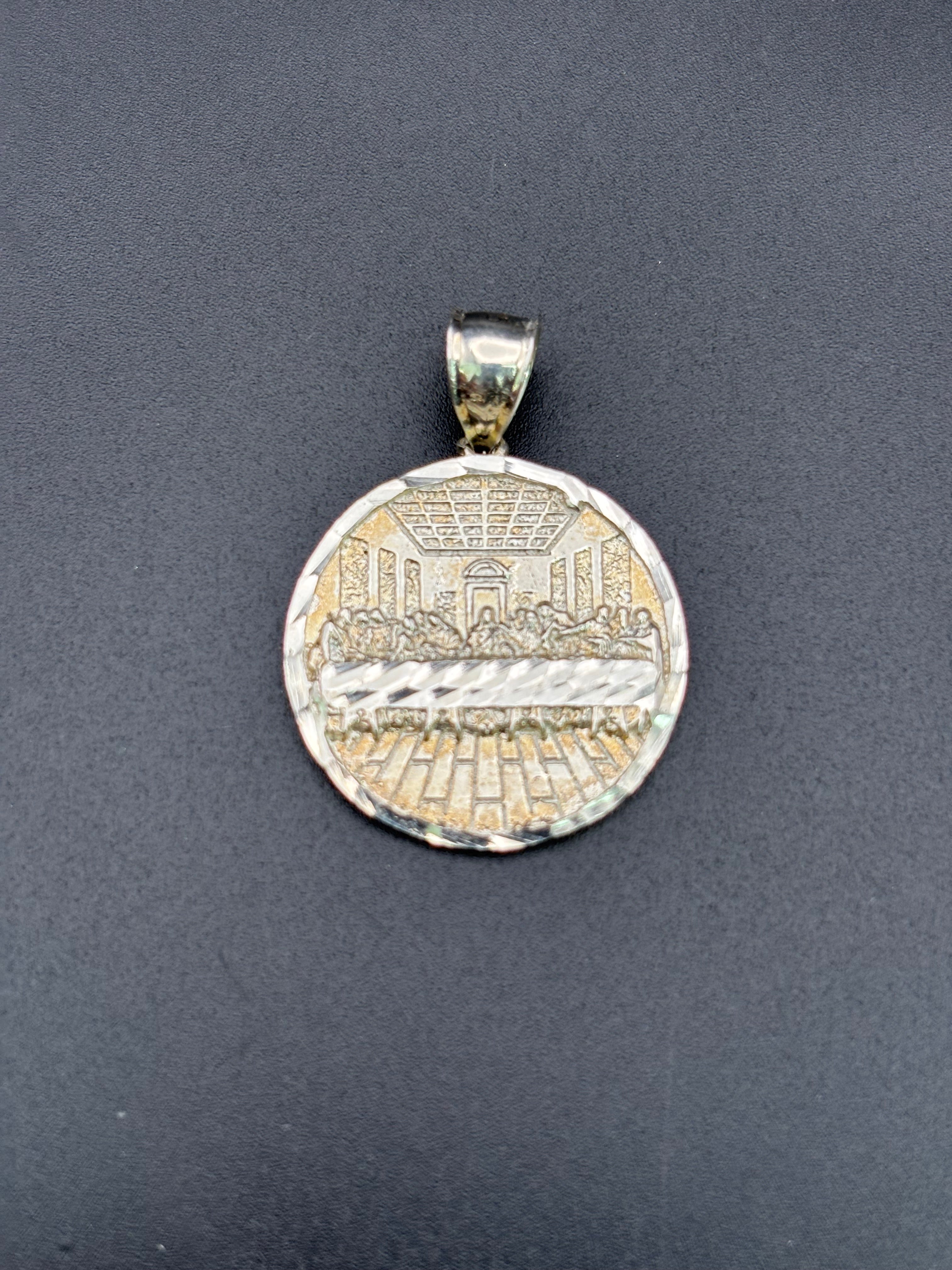 925 Silver Last Supper Pendant