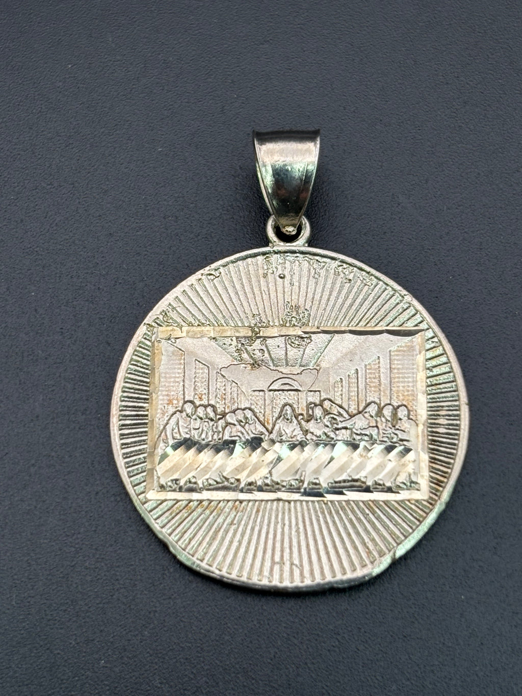 925 Silver Last Supper Pendant