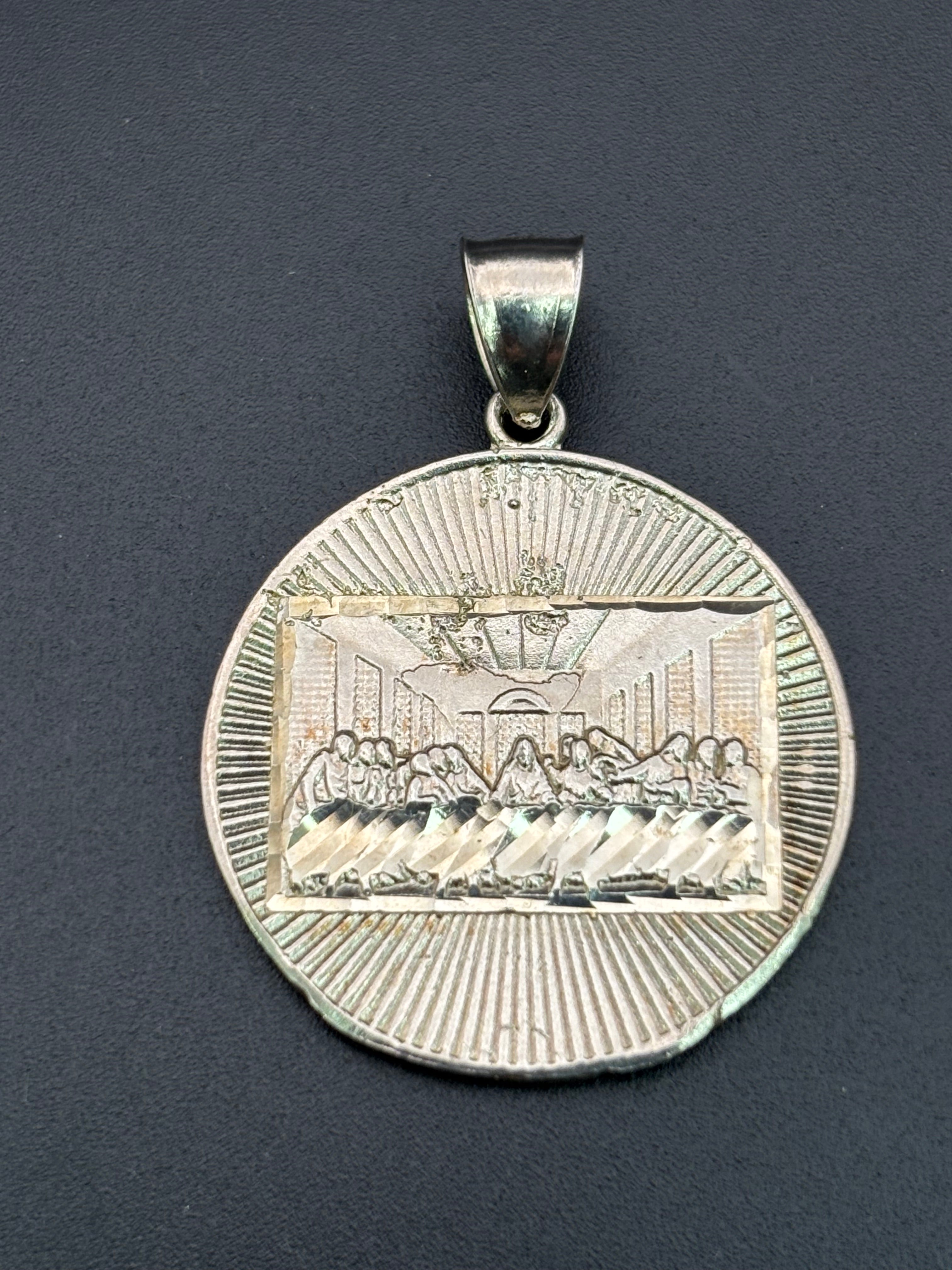 925 Silver Last Supper Pendant