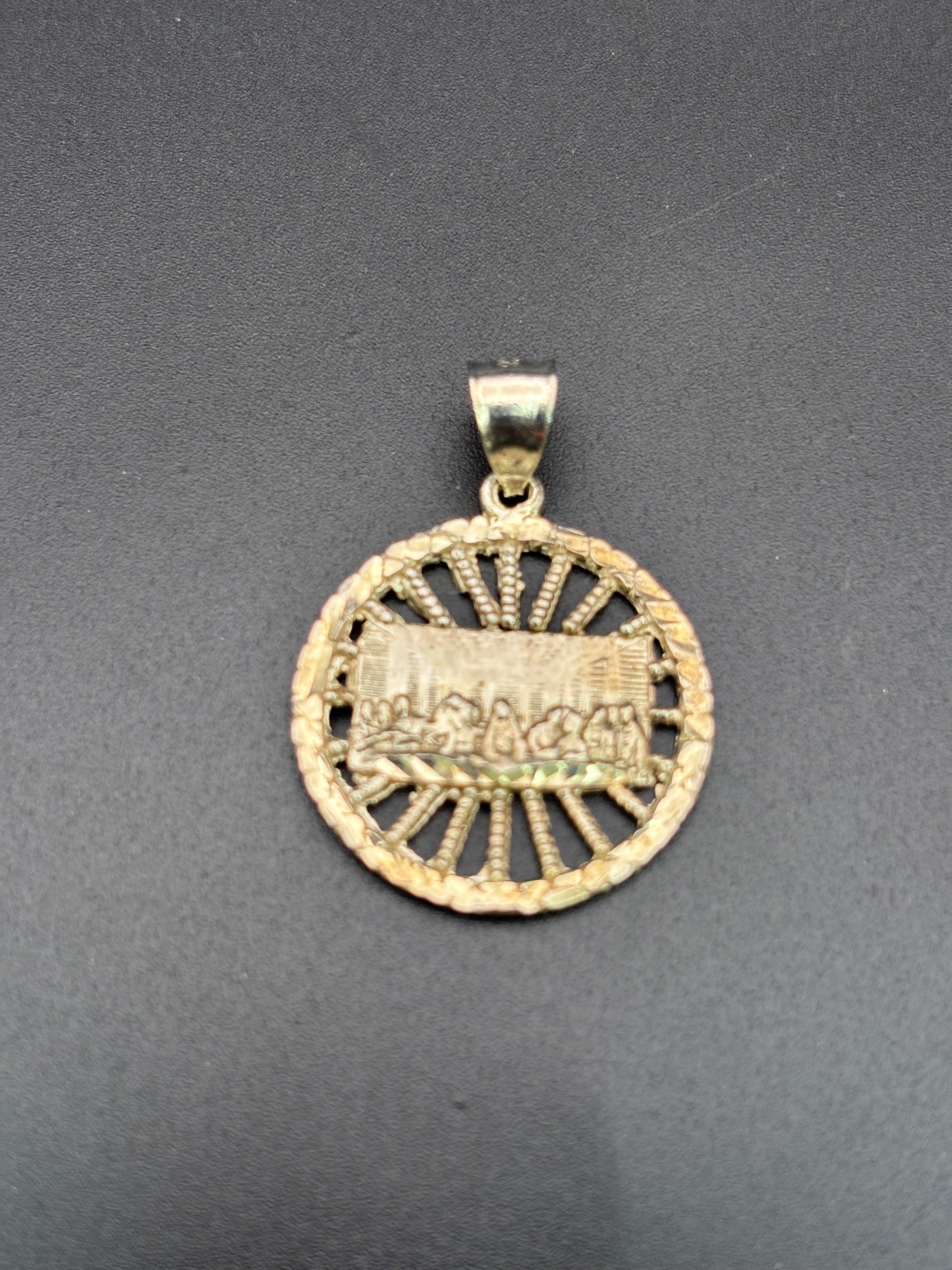 925 Silver Last Supper Pendant