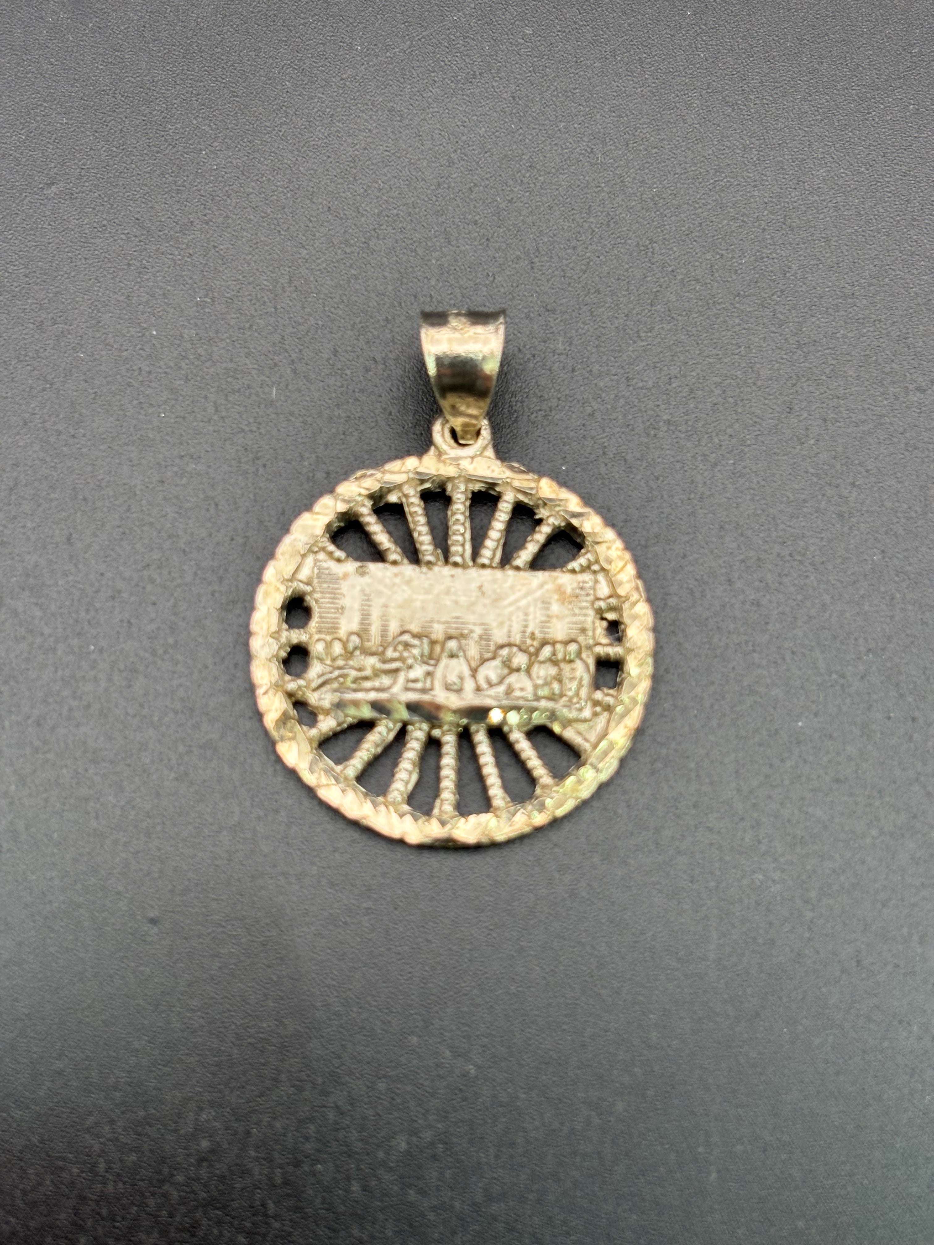 925 Silver Last Supper Pendant