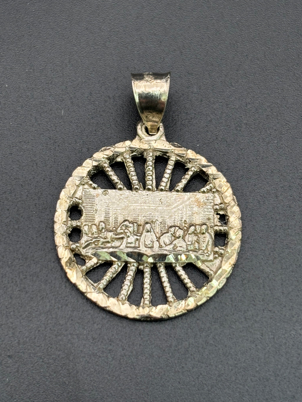 925 Silver Last Supper Pendant