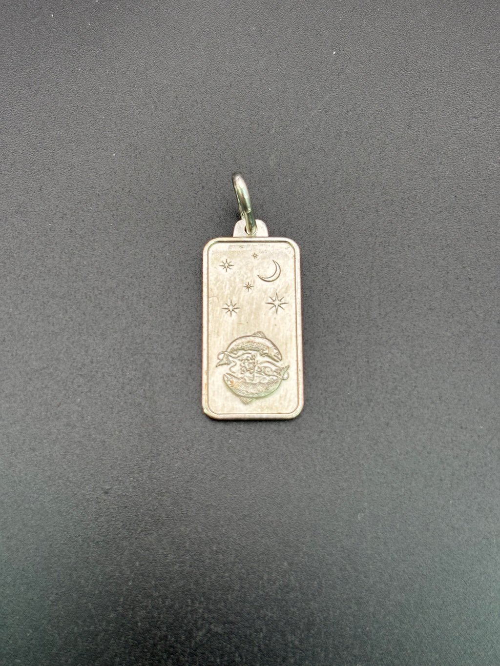 925 Silver Fish Moon Stars Pisces Zodiac