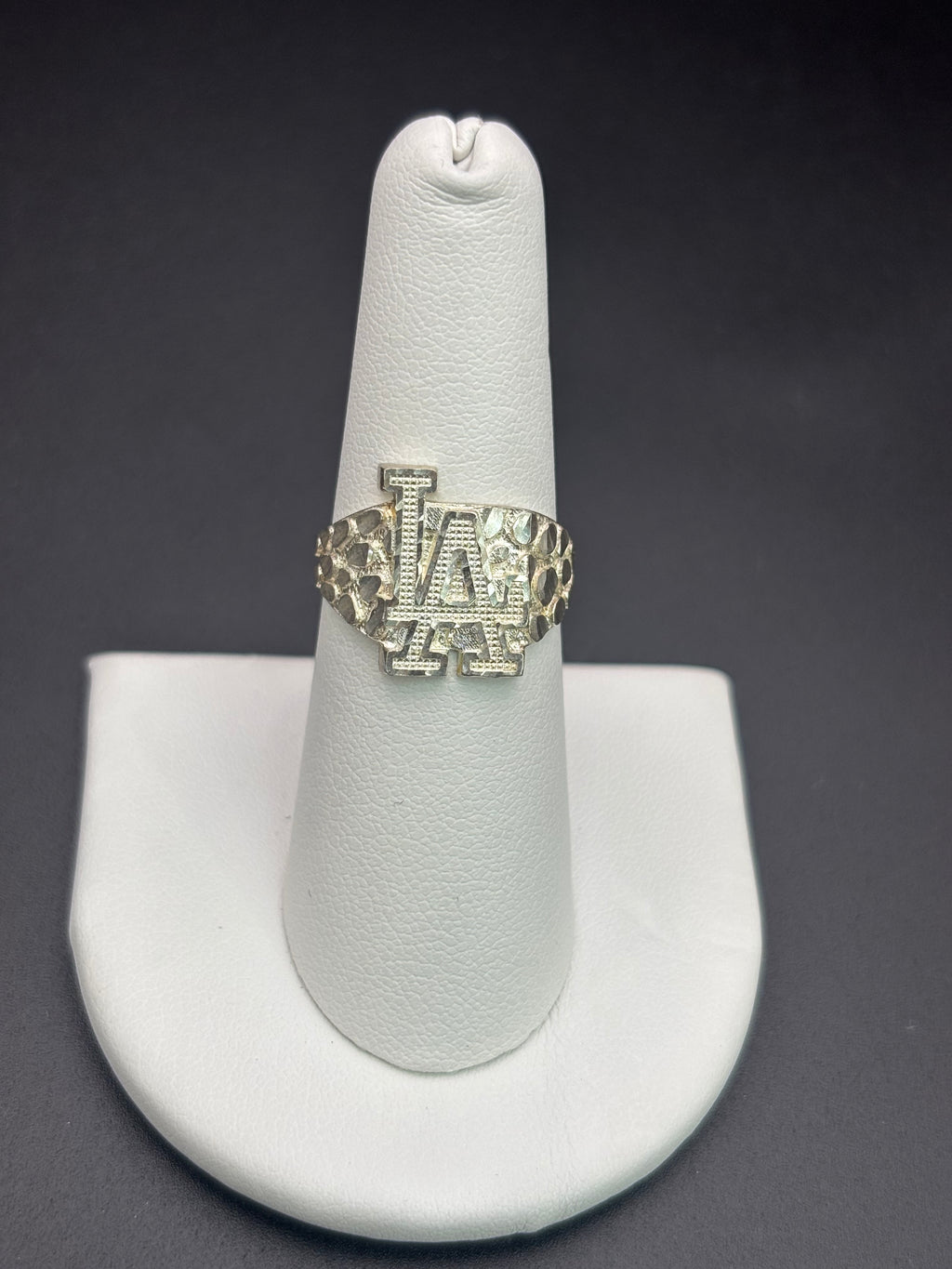 925 Silver Nugget Ring LA