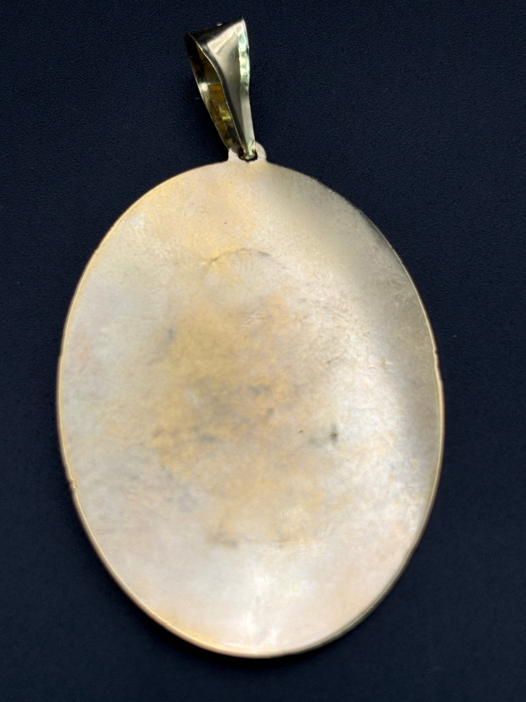14k Solid Gold Pendant Virgin Mary