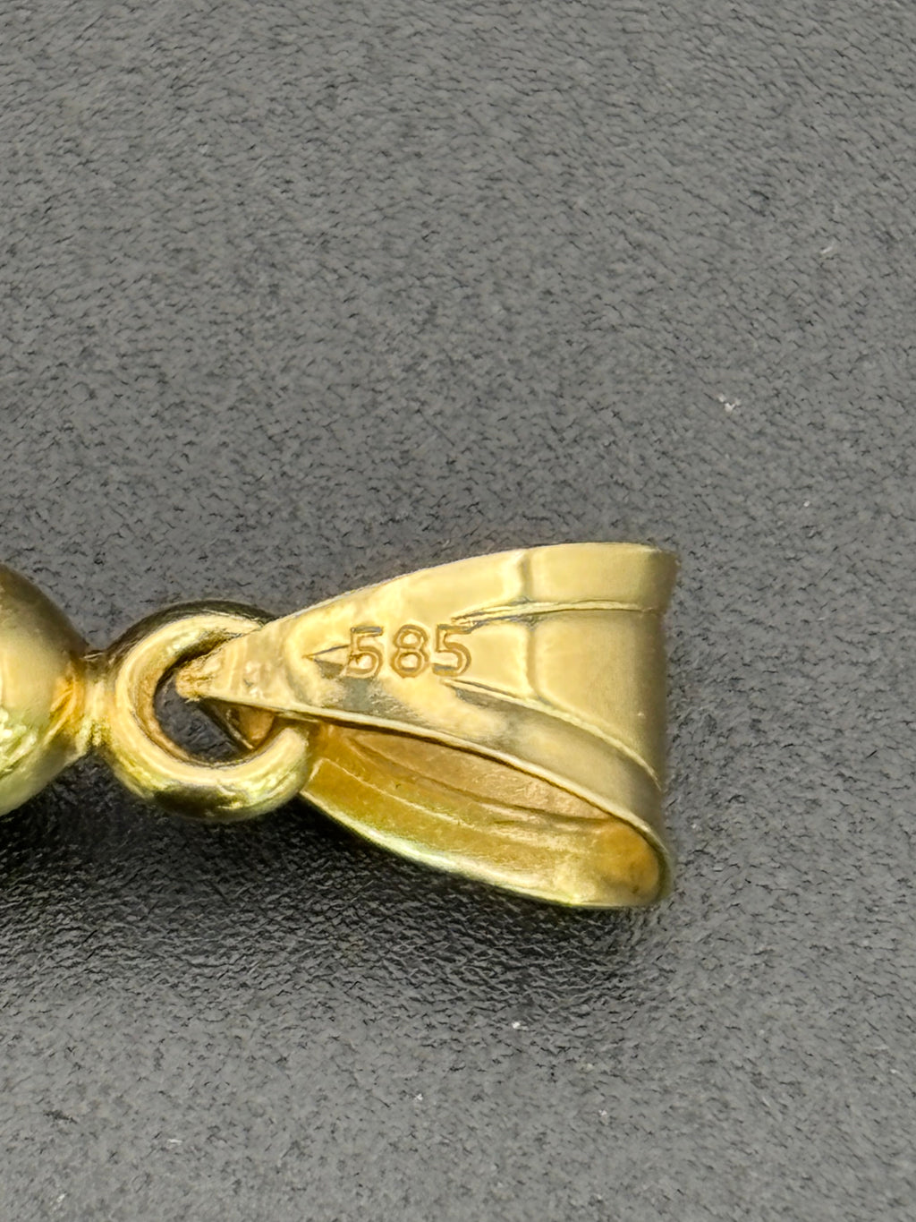 14k Solid Gold Jesus Cross Pendant