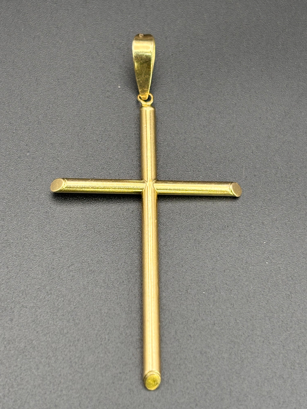 14k Solid Gold Jesus Cross Pendant