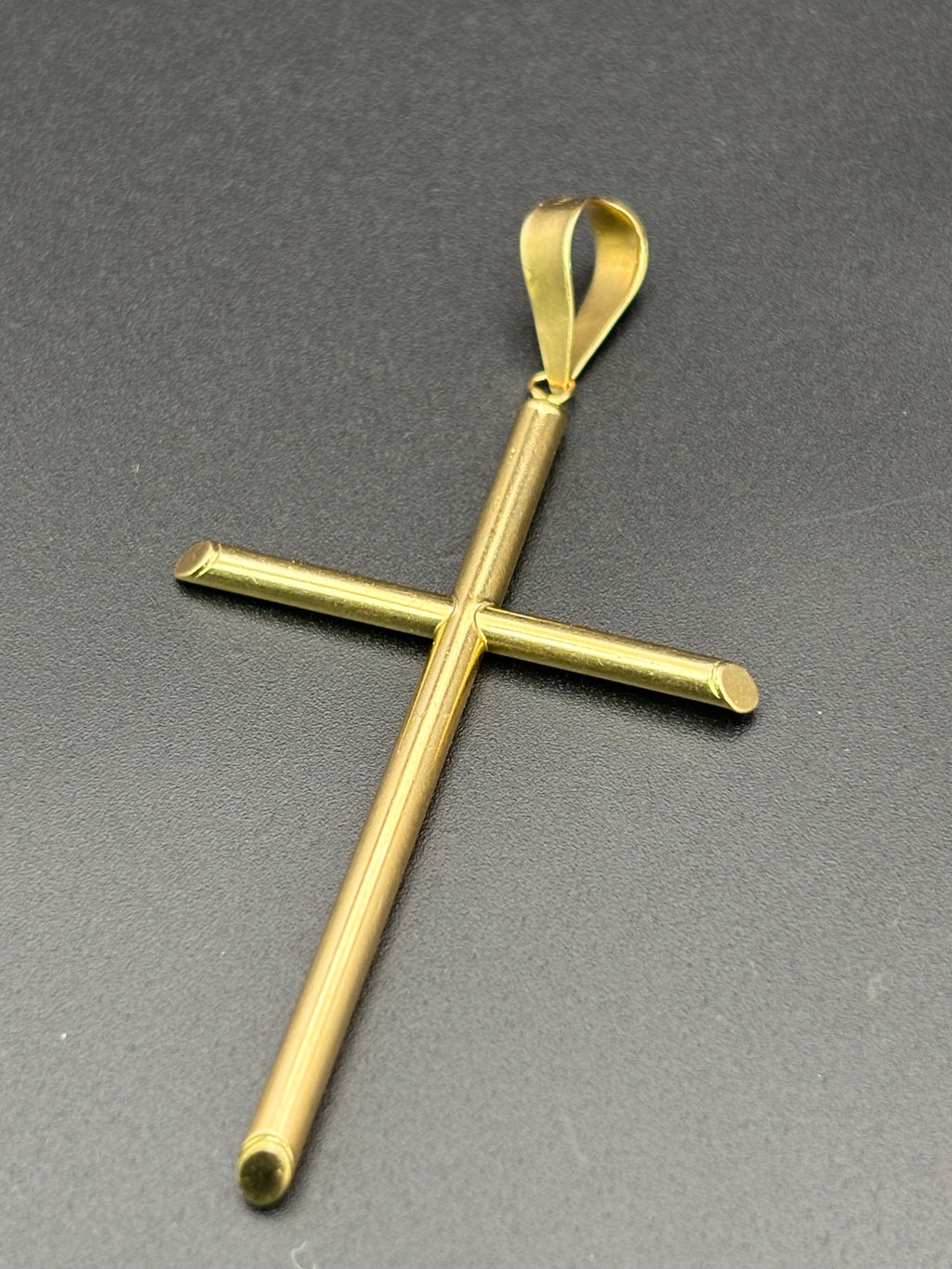 14k Solid Gold Jesus Cross Pendant