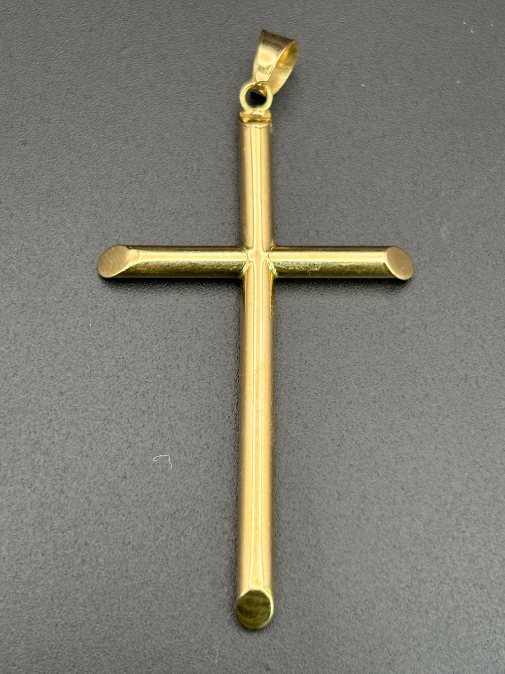 14k Solid Gold Jesus Cross Pendant