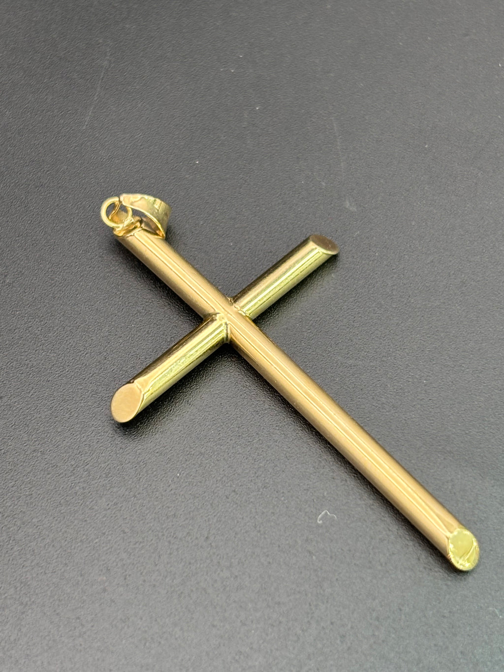 14k Solid Gold Jesus Cross Pendant