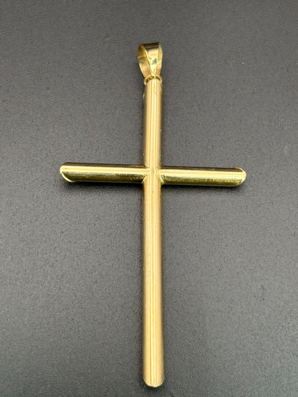 14k Solid Gold Jesus Cross Pendant