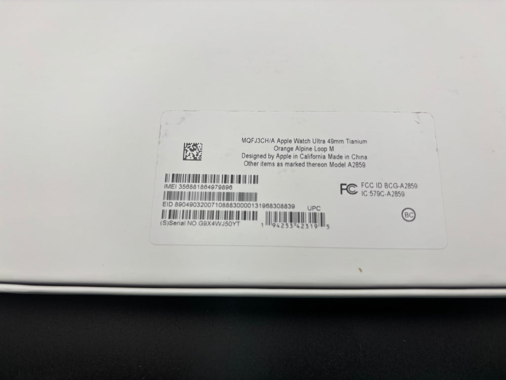 MQF93CH/A Apple Watch Ultra 49mm Titanium