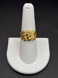 10k Solid Gold Nugget Ring