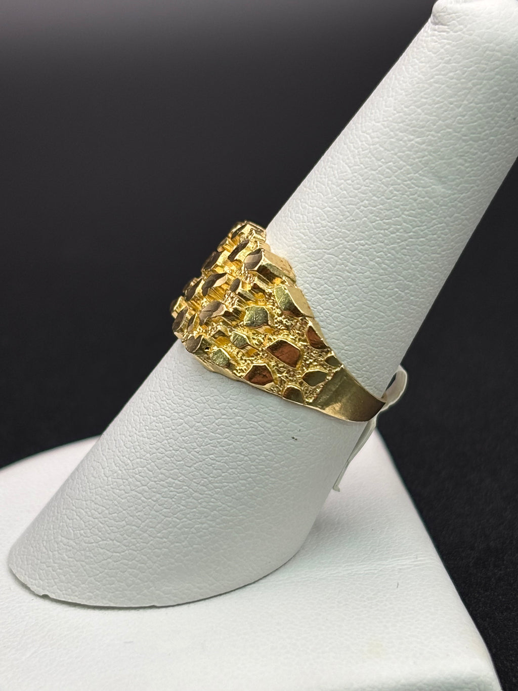 10k Solid Gold Nugget Ring