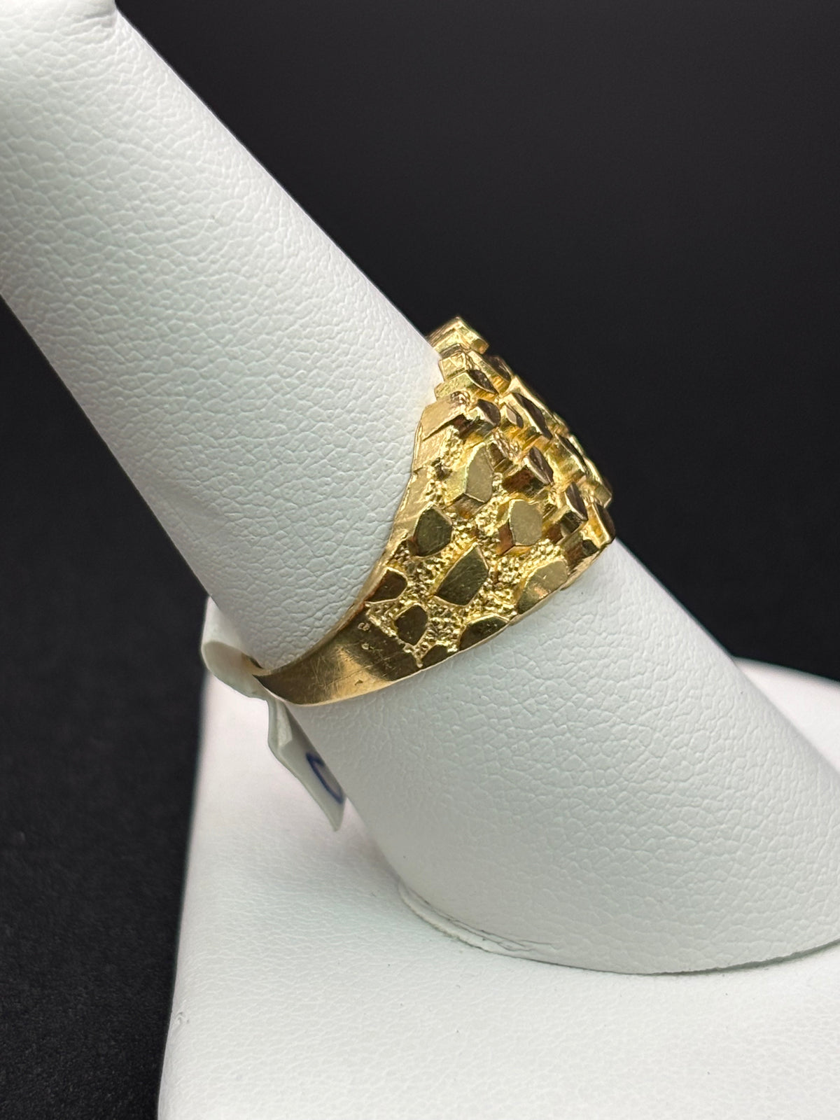 10k Solid Gold Nugget Ring