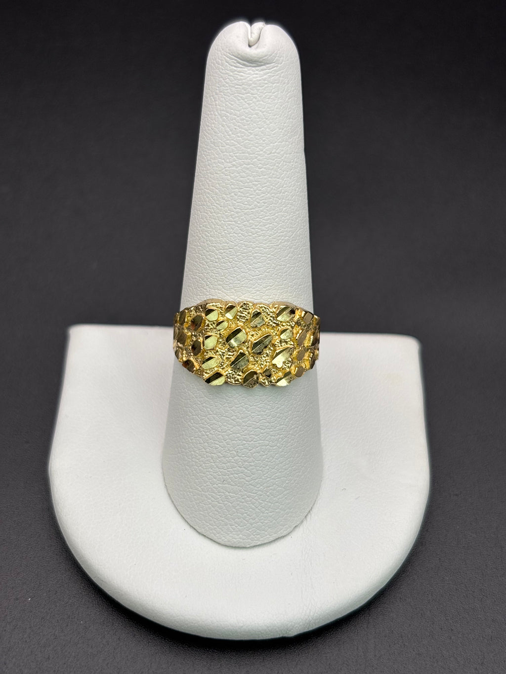10k Solid Gold Nugget Ring