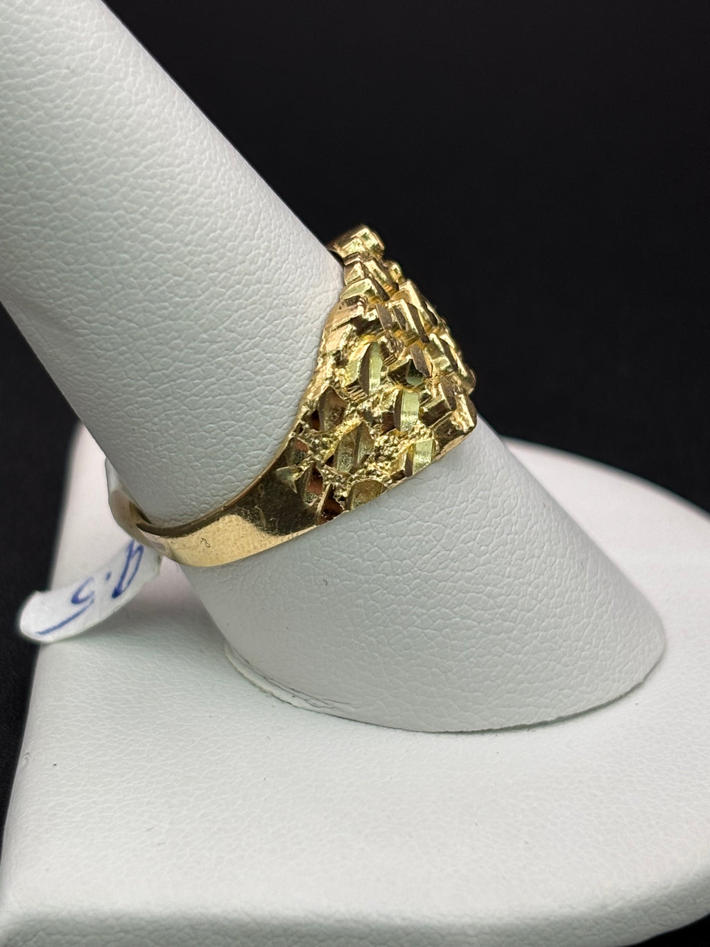 10k Solid Gold Nugget Ring