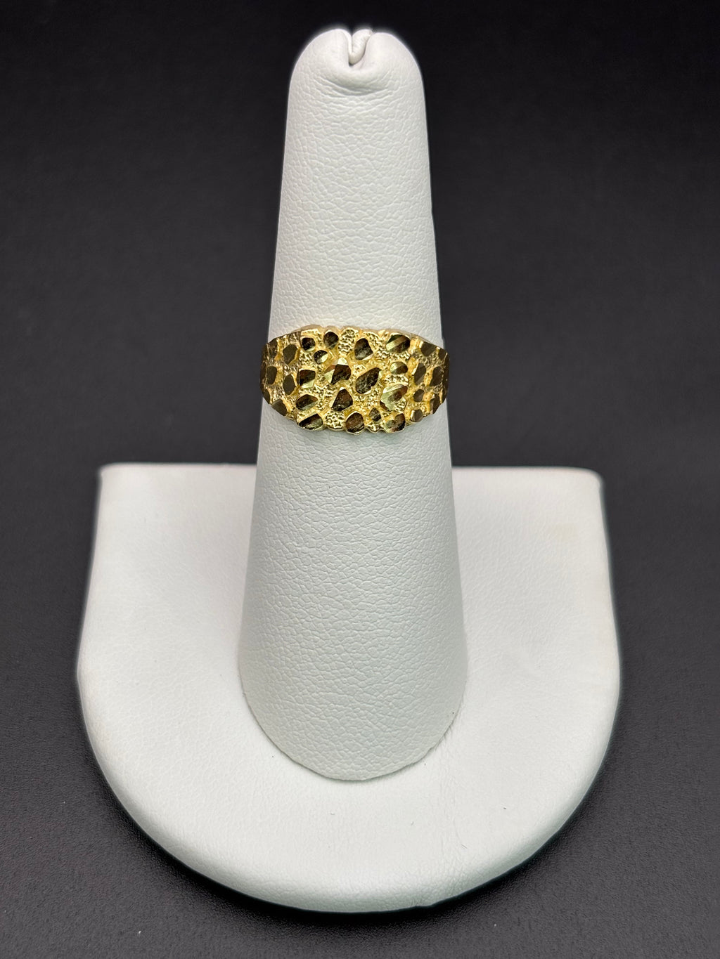 10k Solid Gold Nugget Ring