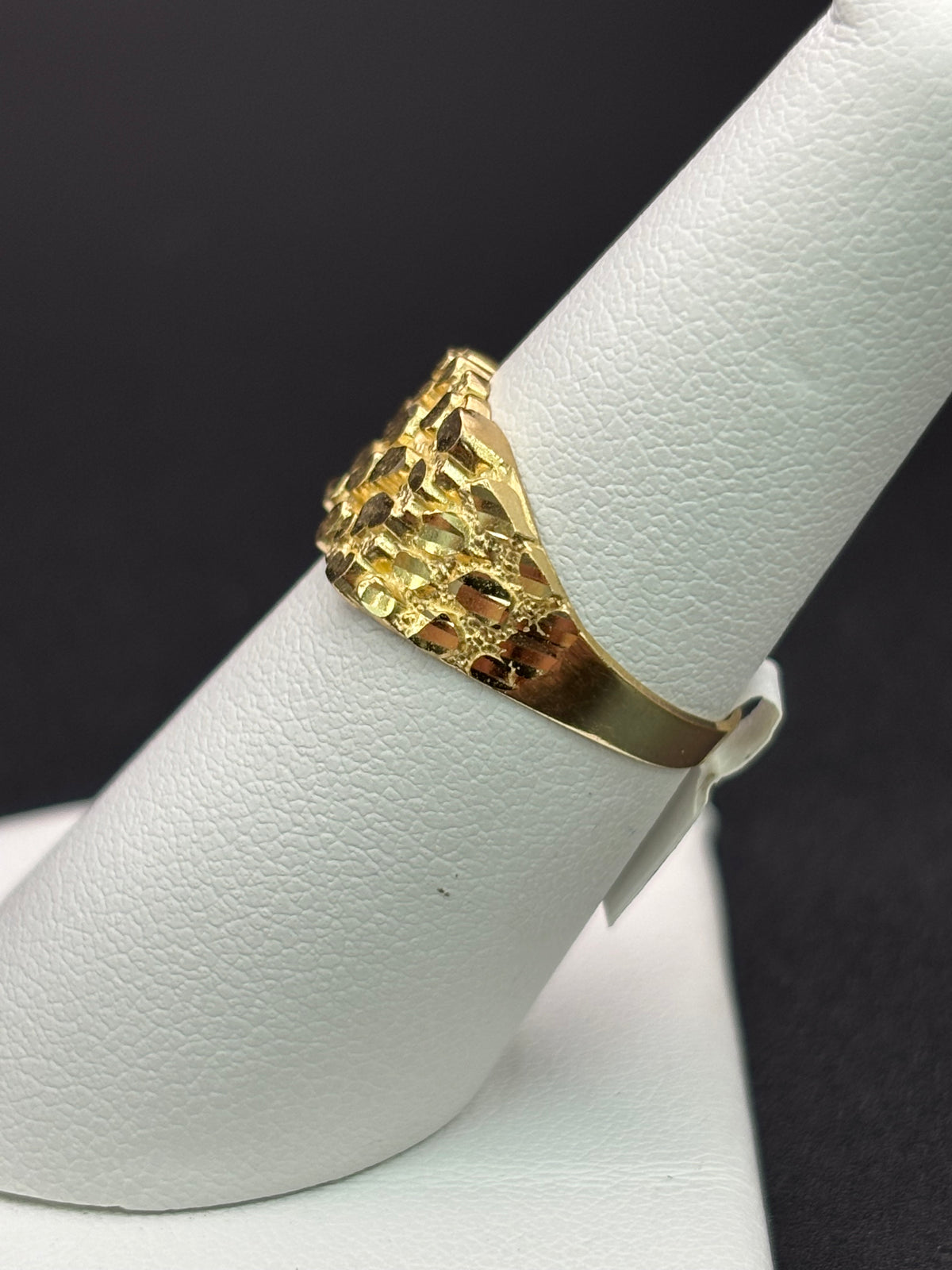 10k Solid Gold Nugget Ring