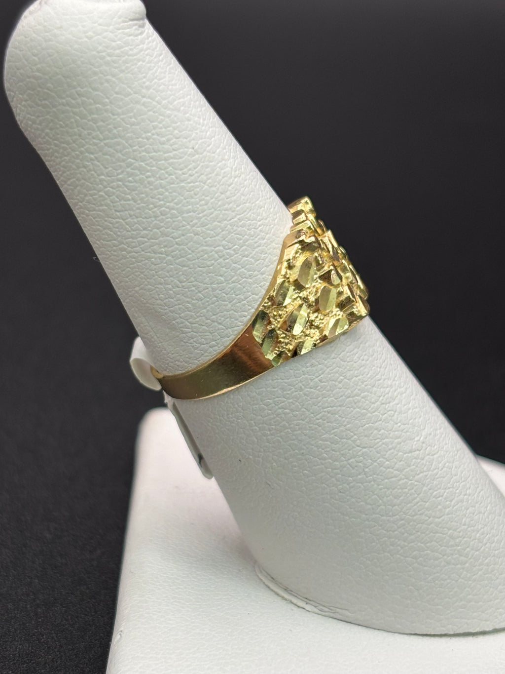 10k Solid Gold Nugget Ring