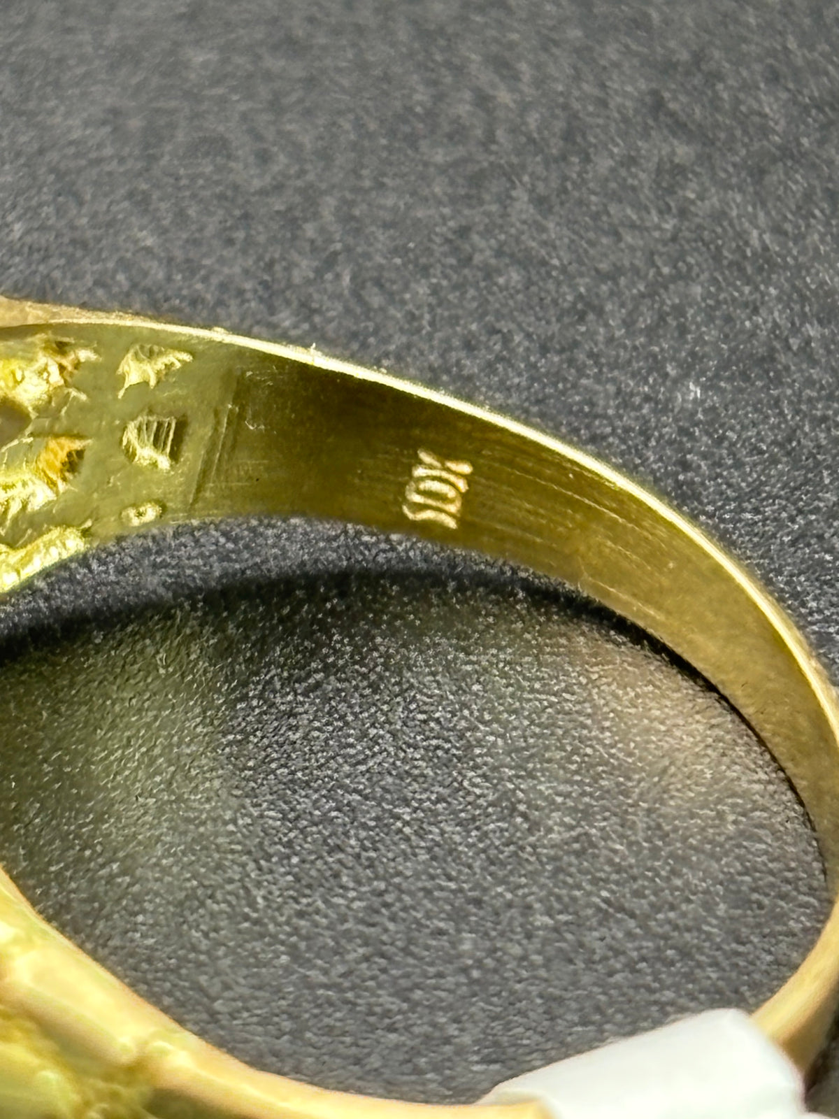 10k Solid Gold Nugget Ring