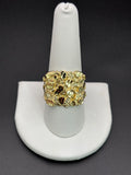 10k Solid Gold Nugget Ring