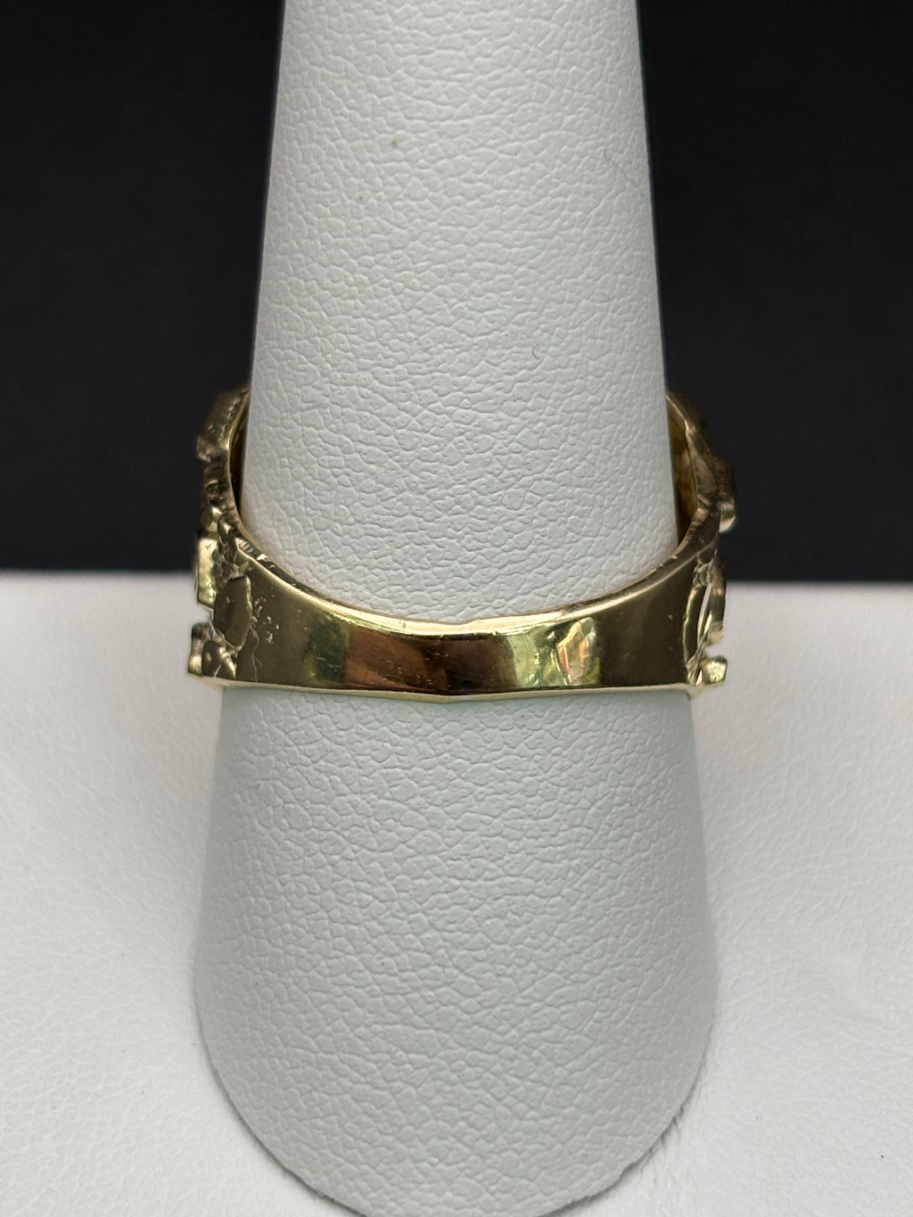10k Solid Gold Nugget Ring