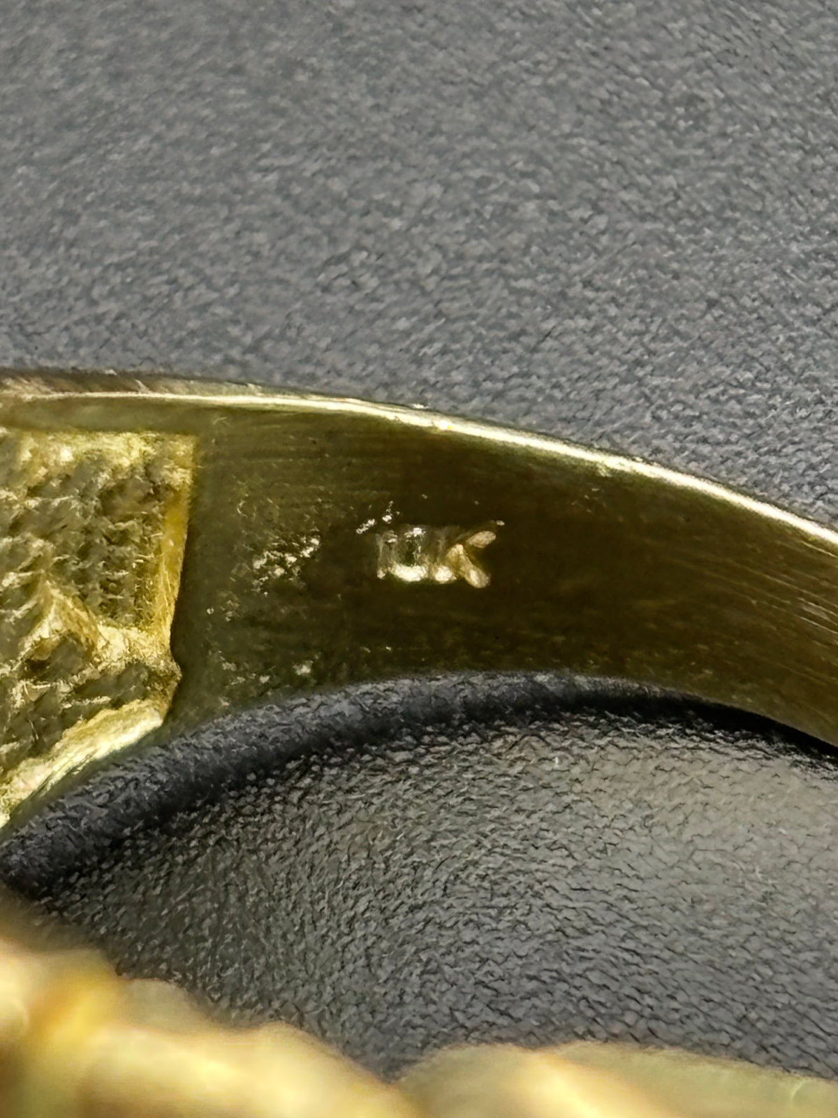 10k Solid Gold Nugget Ring