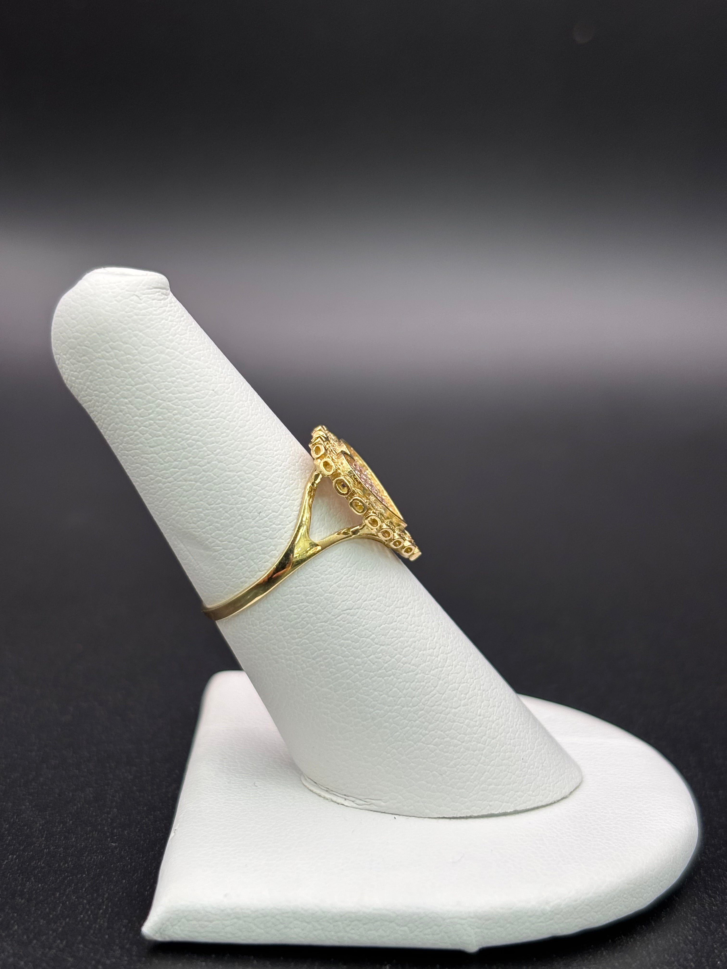 10k Solid Gold Ring Heart