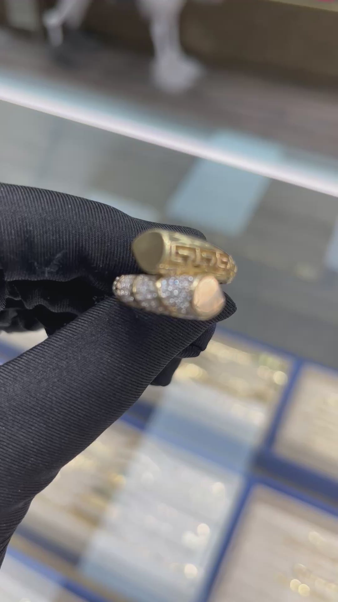 14K Gold Bypass Ring